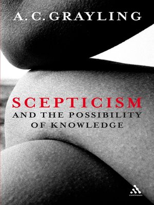cover image of Scepticism and the Possibility of Knowledge